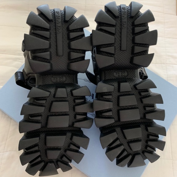 Prada Leather Sport Sandals - Picture 4 of 7